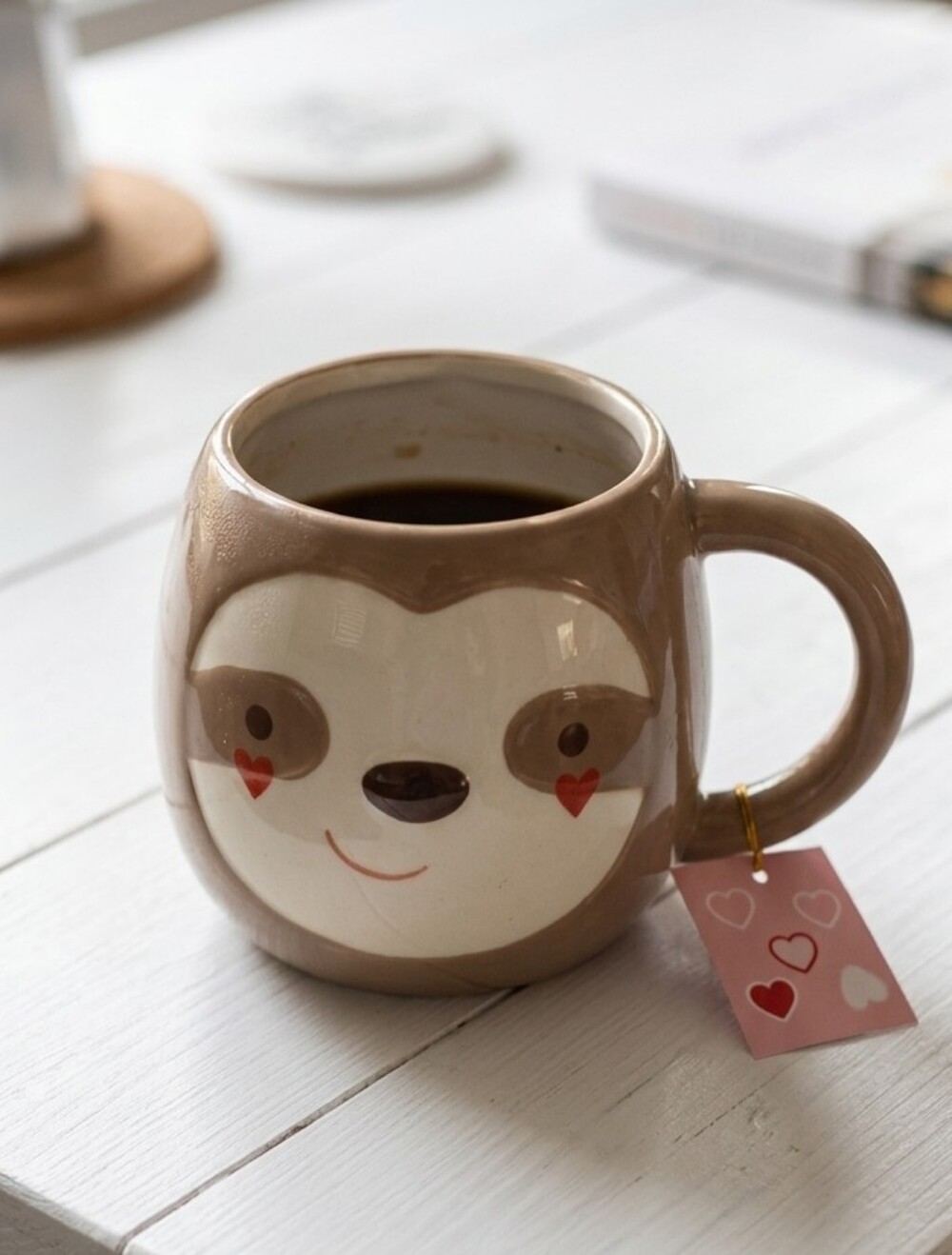 Sloth Ceramic Coffee Mug NWT